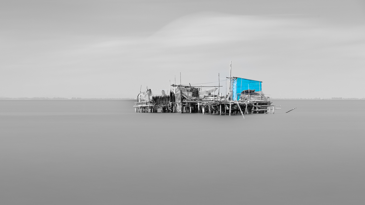 Fischerhäuser in Venedig Fischerhäuser in Venedig