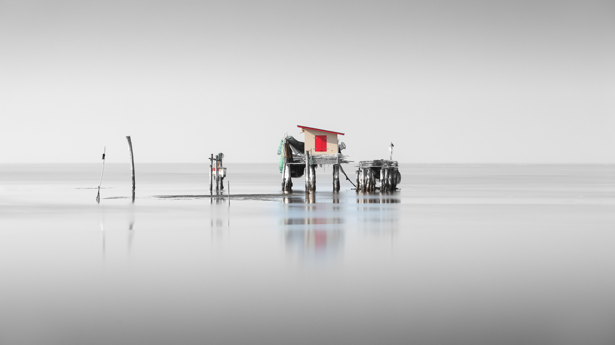 Fischerhäuser in Venedig Fischerhäuser in Venedig