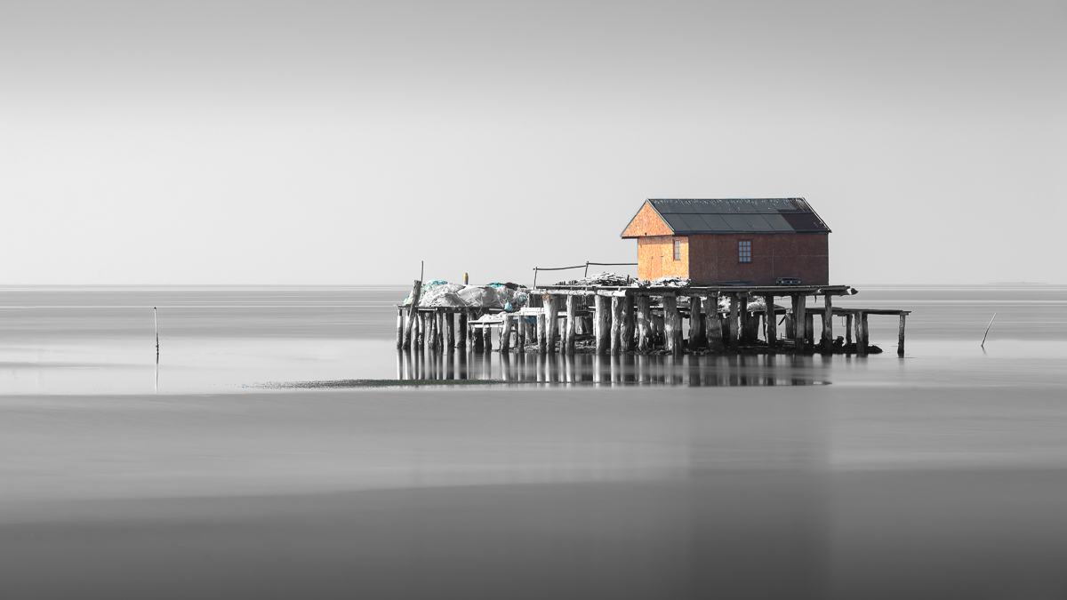 Fischerhäuser in Venedig Fischerhäuser in Venedig